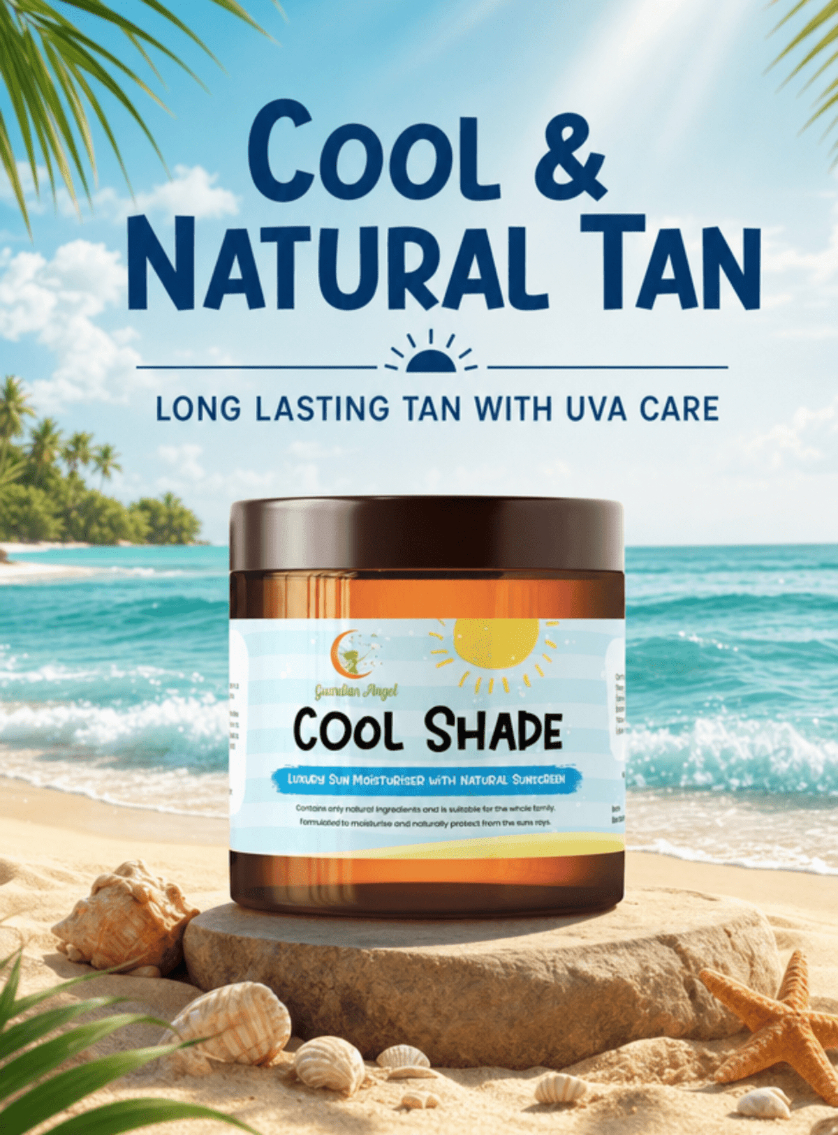 Guardian Angel Naturals - COOL SHADE Natural Mineral Sun Cream - Baby&More