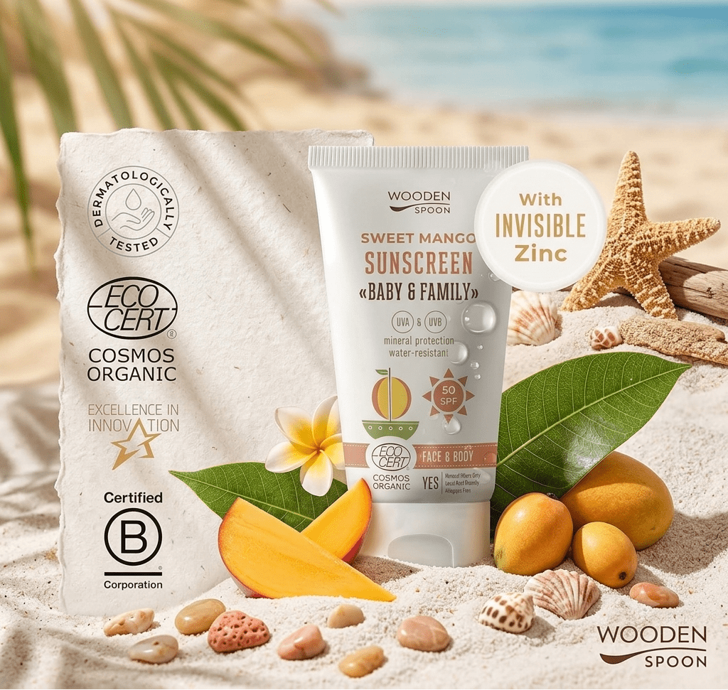 Guardian Angels Naturals - Organic Sunscreen Lotion Baby & Family 50 SPF - Sweet Mango - 150ml - Baby&More