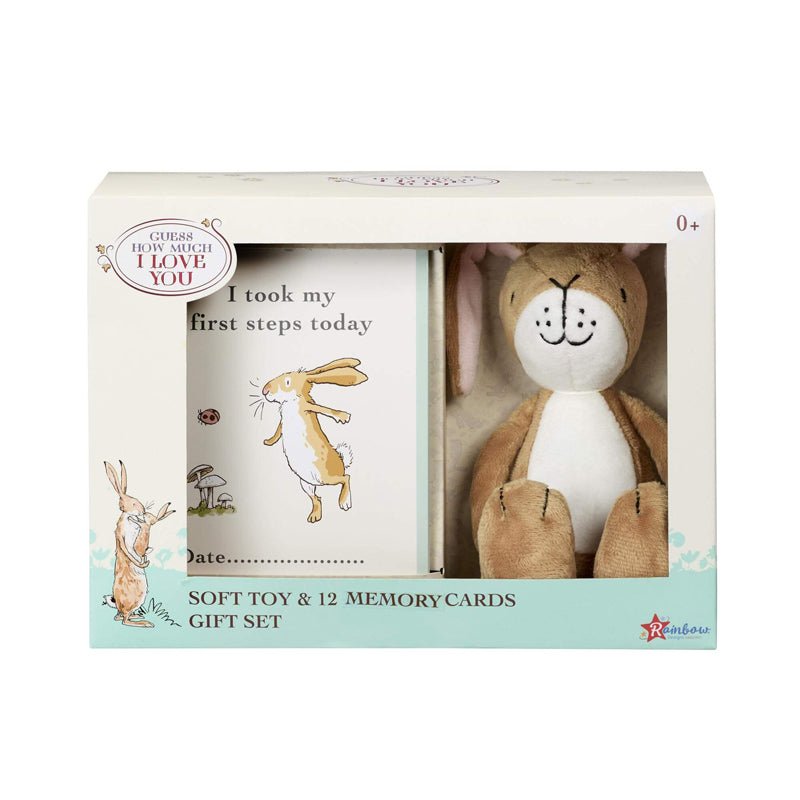 Guess How Much I Love You Soft Toy With Milestone Cards - Baby&More