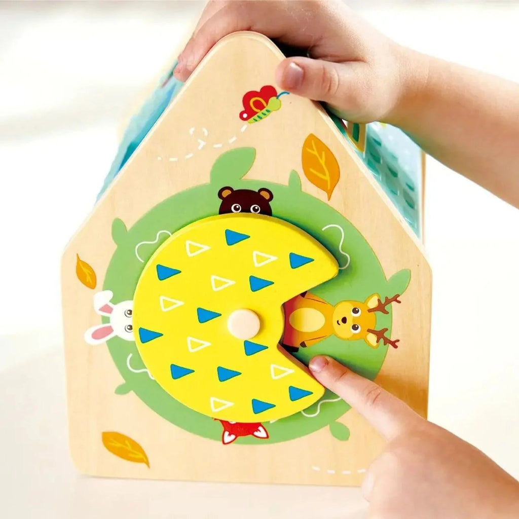 Hape Critter Wooden House Shape Sorter - Baby&More