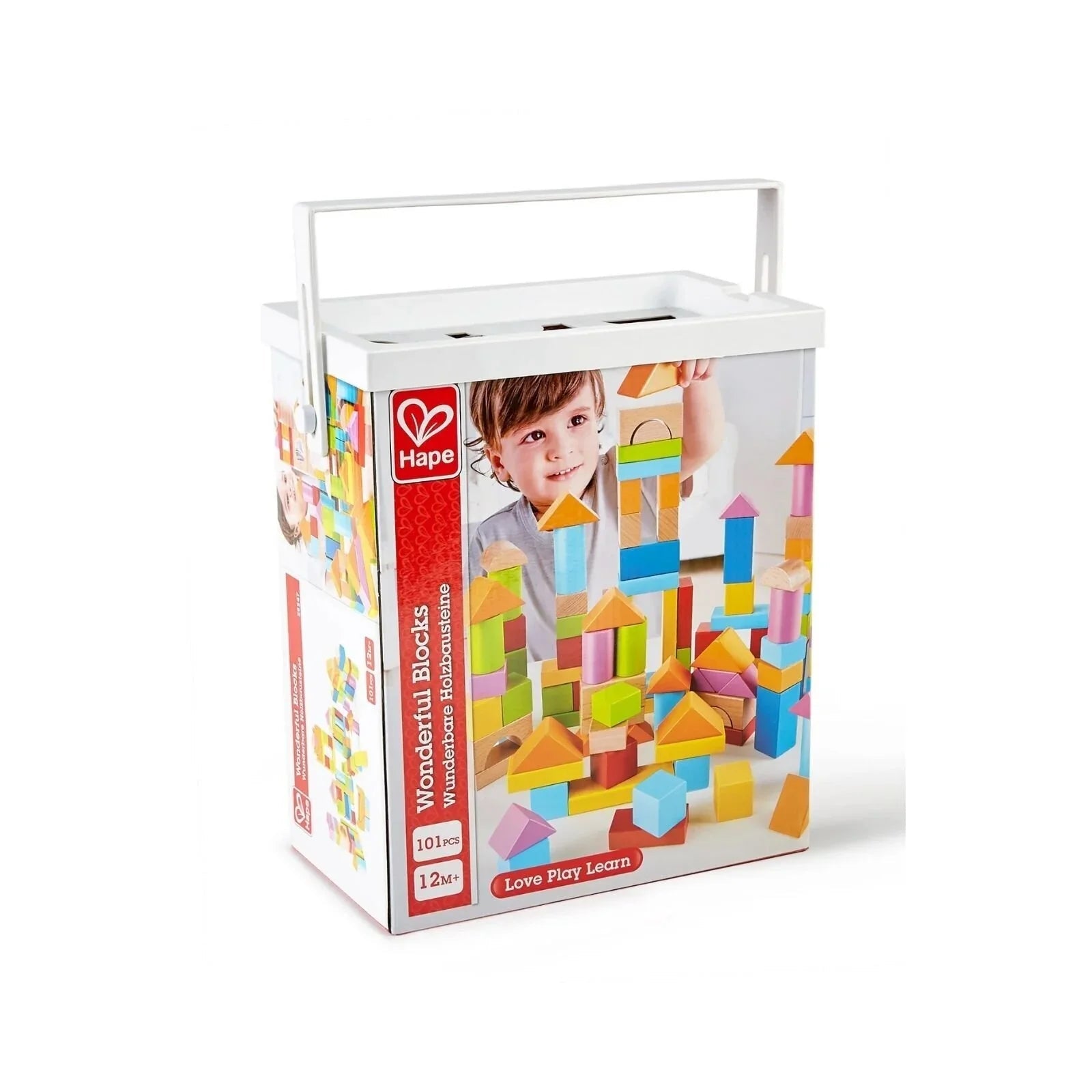 Hape Wonderful Beech Wooden Blocks - 101 pc set - Baby&More