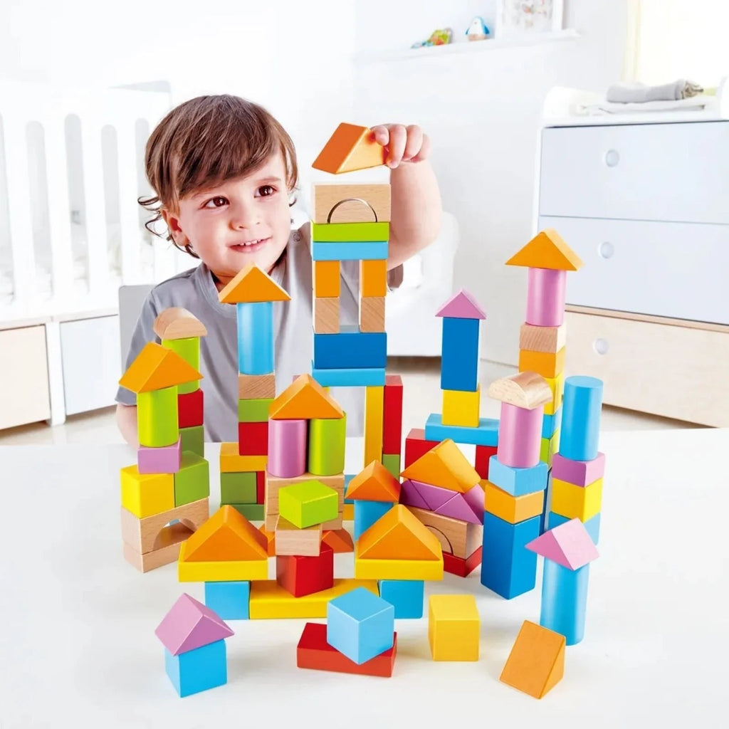 Hape Wonderful Beech Wooden Blocks - 101 pc set - Baby&More