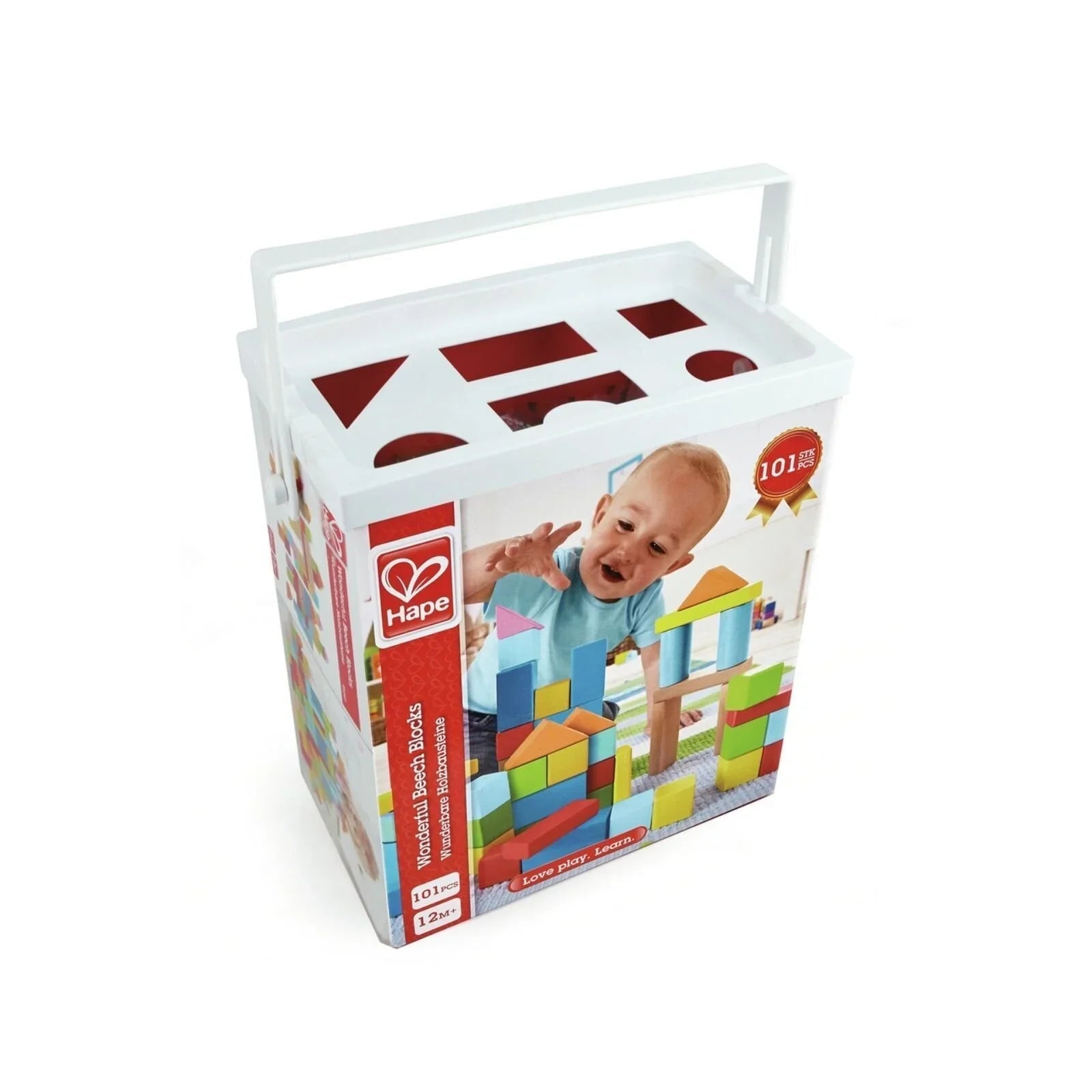 Hape Wonderful Beech Wooden Blocks - 101 pc set - Baby&More