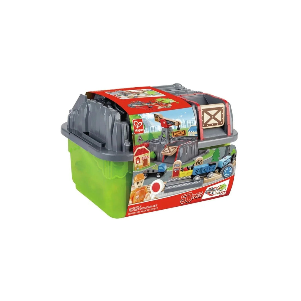 Hape Wooden Railway Bucket Builder Set - Baby&More
