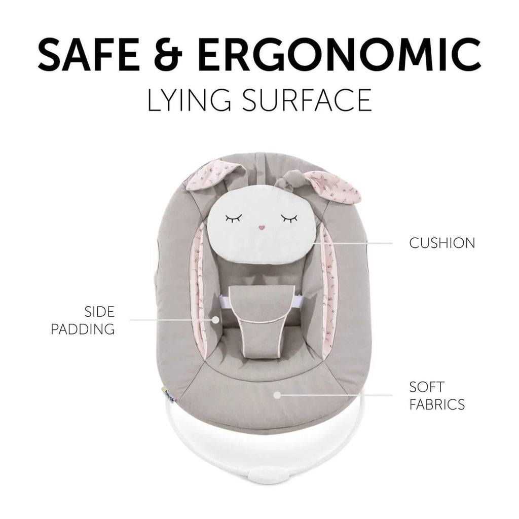 Hauck Alpha Bouncer 2 - in - 1 - Beige Bloom - Baby&More