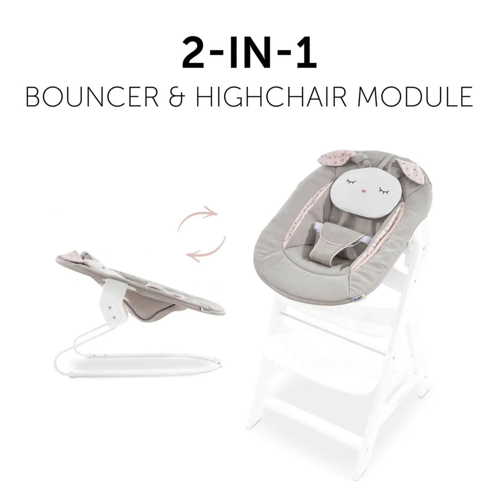 Hauck Alpha Bouncer 2 - in - 1 - Beige Bloom - Baby&More