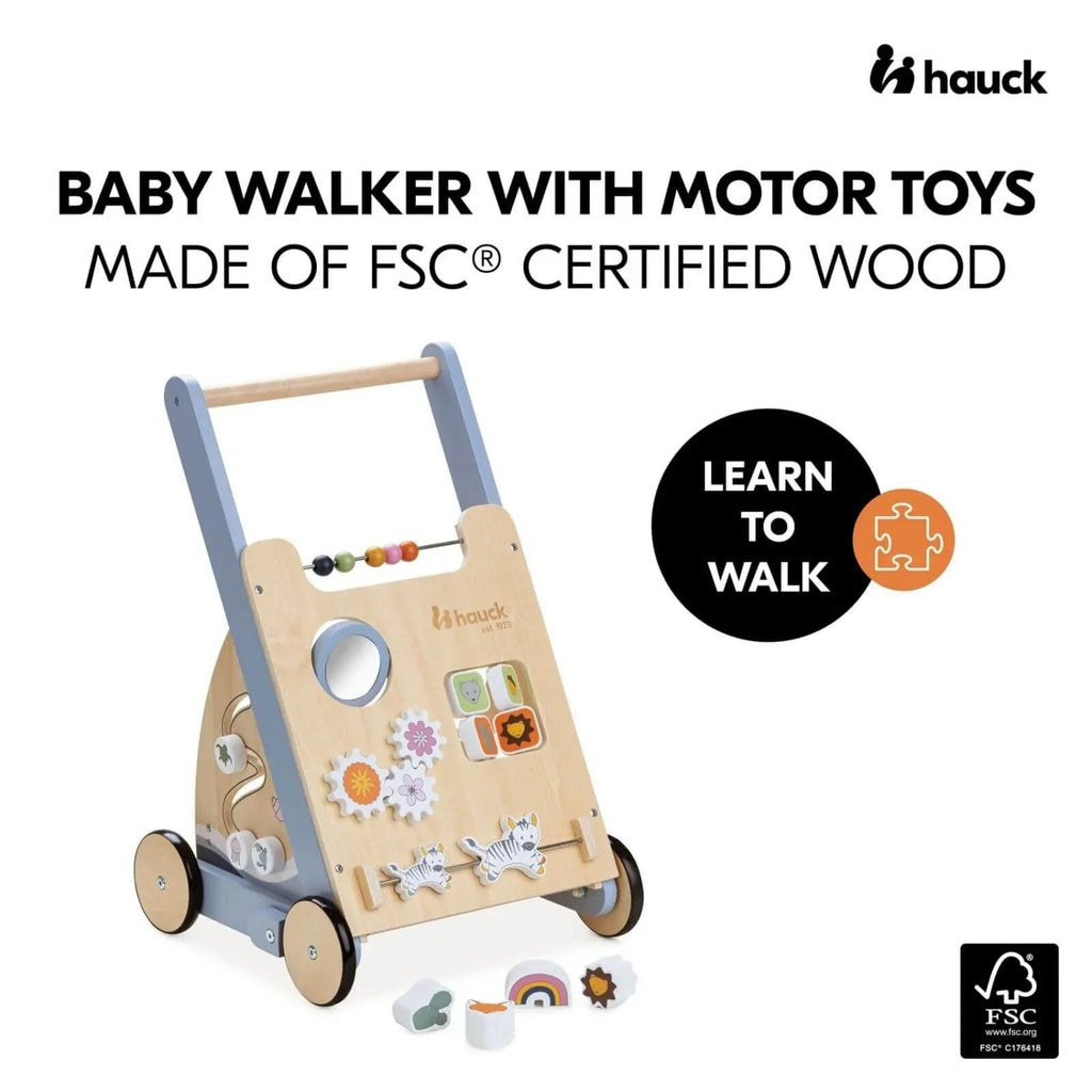 Hauck Learn to Walk - Skills Wooden Walker - Baby&More