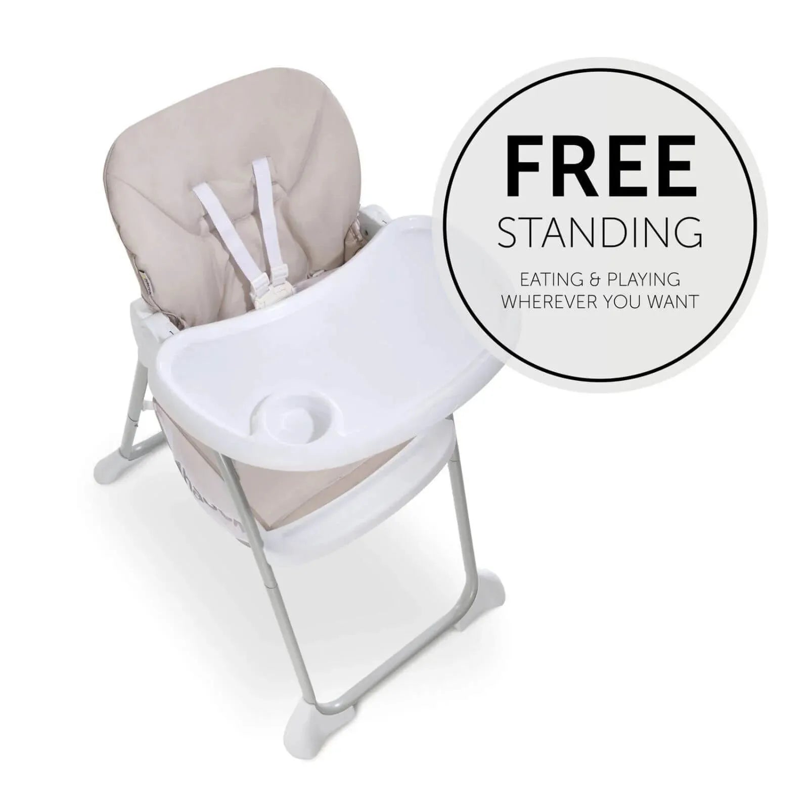 Hauck Sit N Fold Highchair - Beige - Baby&More