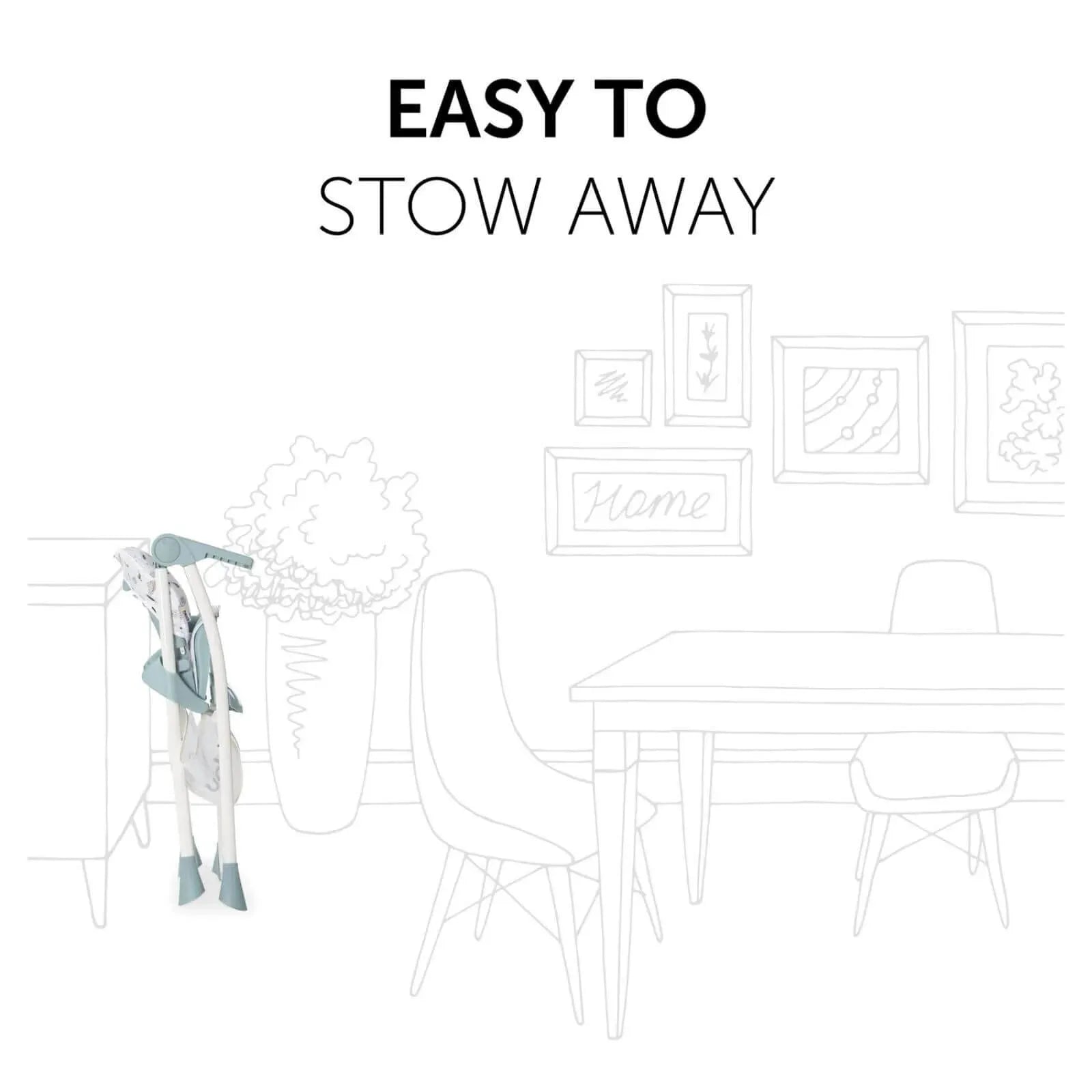 Hauck Sit N Fold Highchair - Space - Baby&More