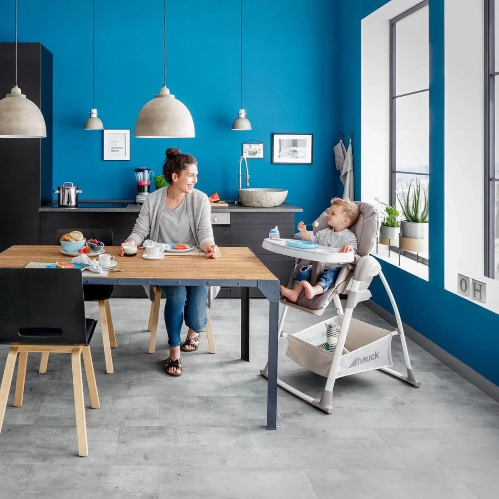 Hauck Sit N Relax 3 - in - 1 Highchair - Stretch Grey - Baby&More