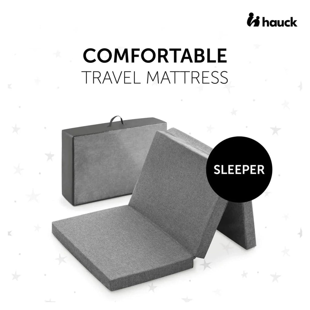 Hauck Sleeper Travel Cot Mattress - 120x60cm - Grey - Baby&More