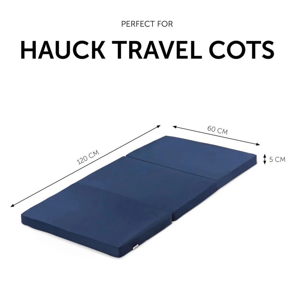 Hauck Sleeper Travel Cot Mattress - 120x60cm - Grey - Baby&More