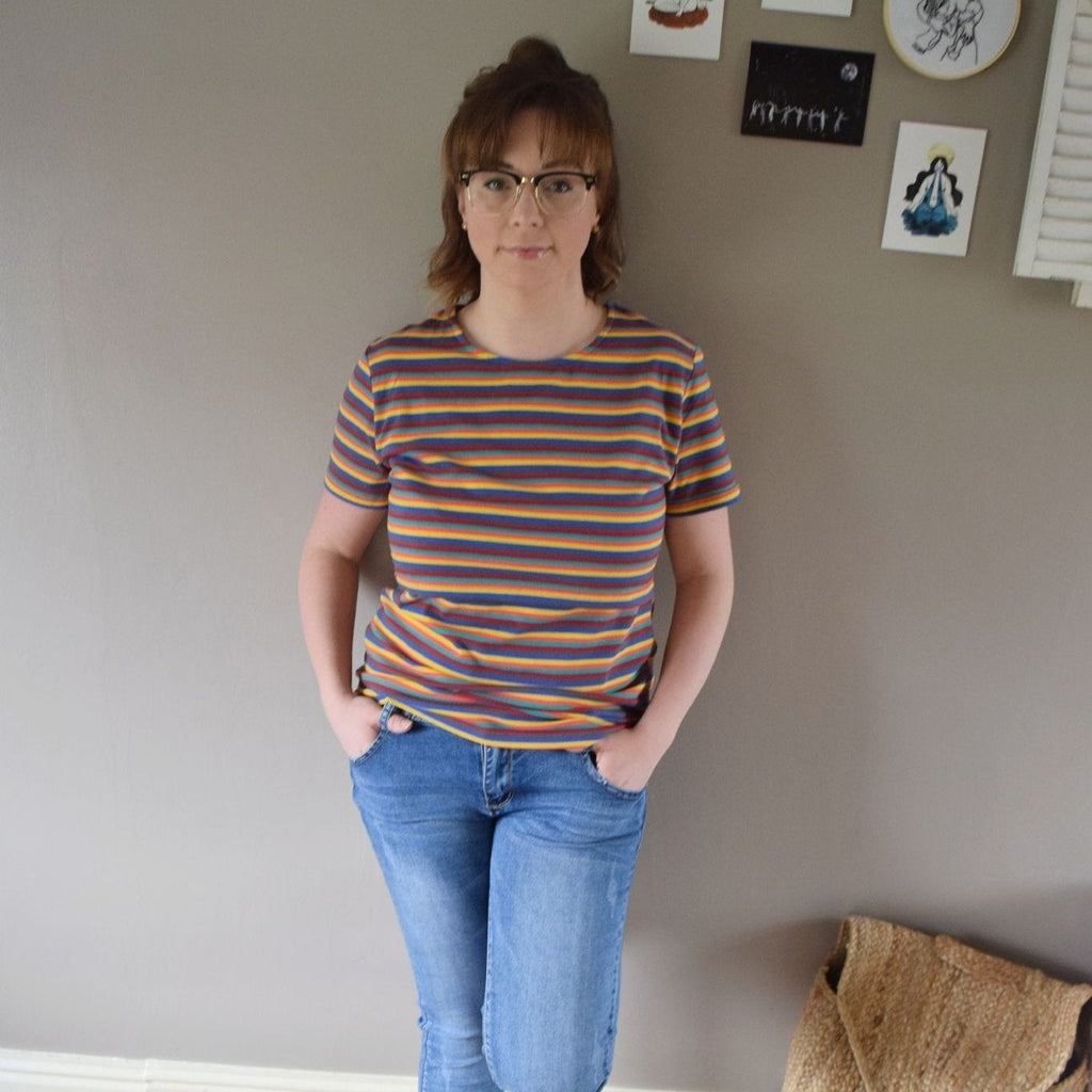 Hazel Stripe Breastfeeding Top