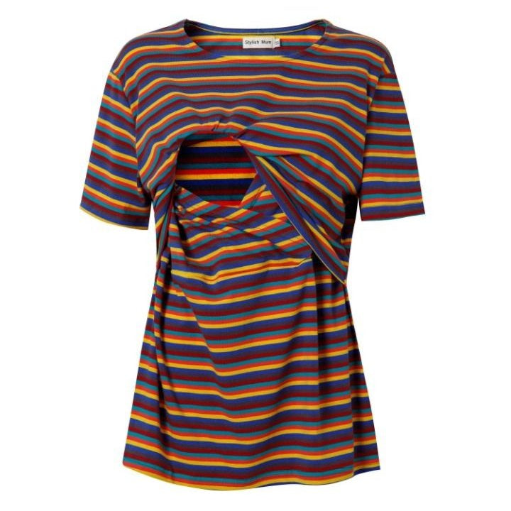 Hazel Stripe Breastfeeding Top