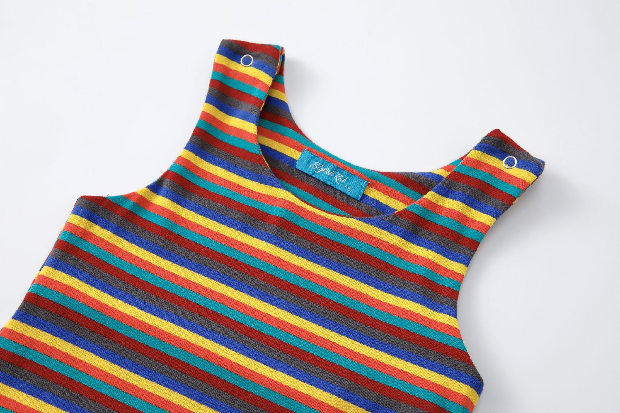 Hazel Stripe Child's Dungarees