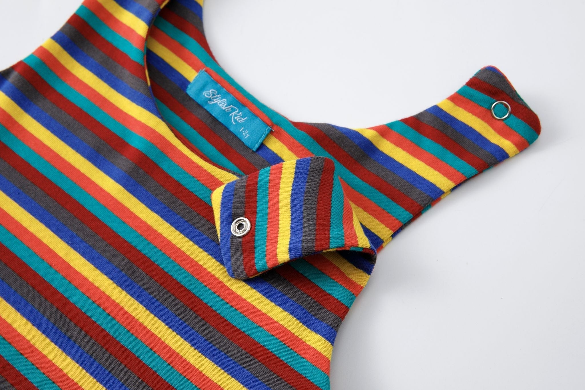 Hazel Stripe Child's Dungarees