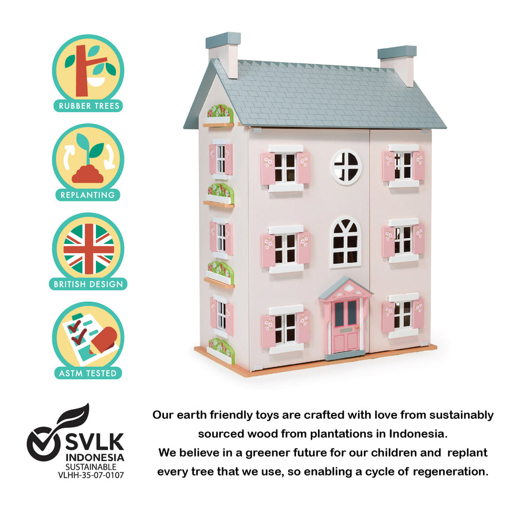 Heather Hall Wooden Dolls House