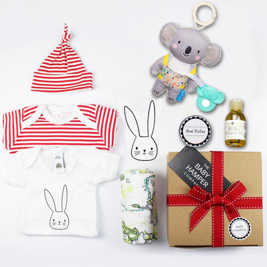 'Hello World' Unisex New Baby Gift Box