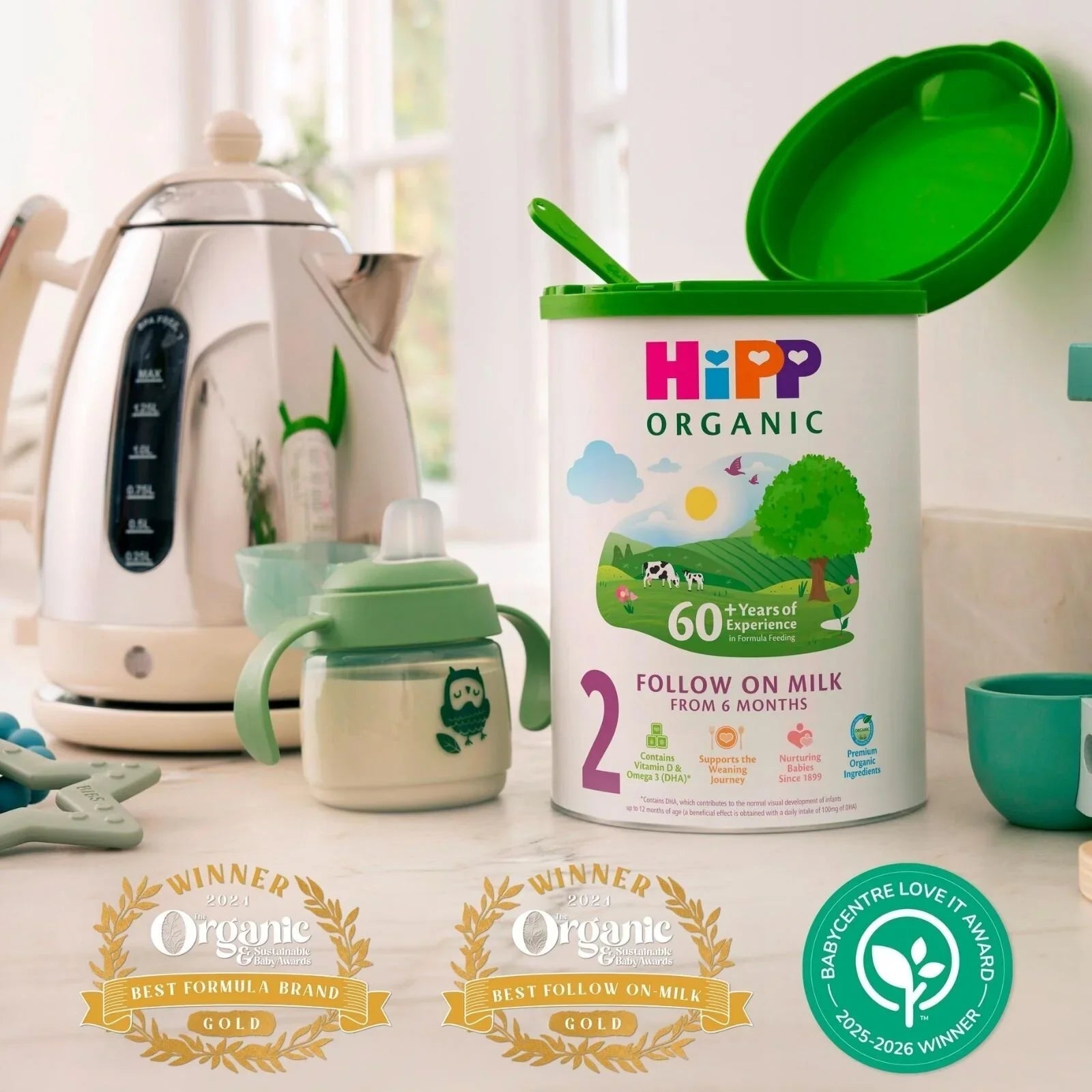 HiPP Organic 2 Follow on Baby Milk Formula - from 6+ months 800g - Baby&More