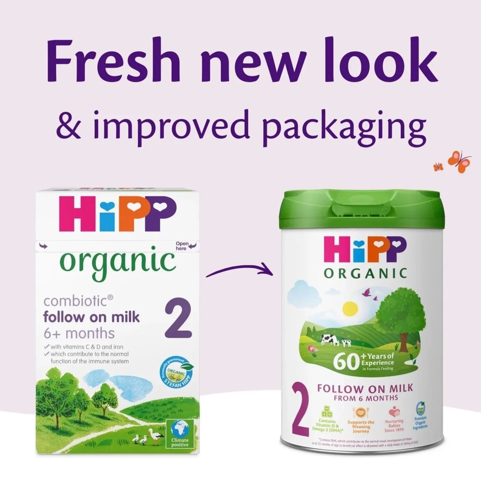 HiPP Organic 2 Follow on Baby Milk Formula - from 6+ months 800g - Baby&More