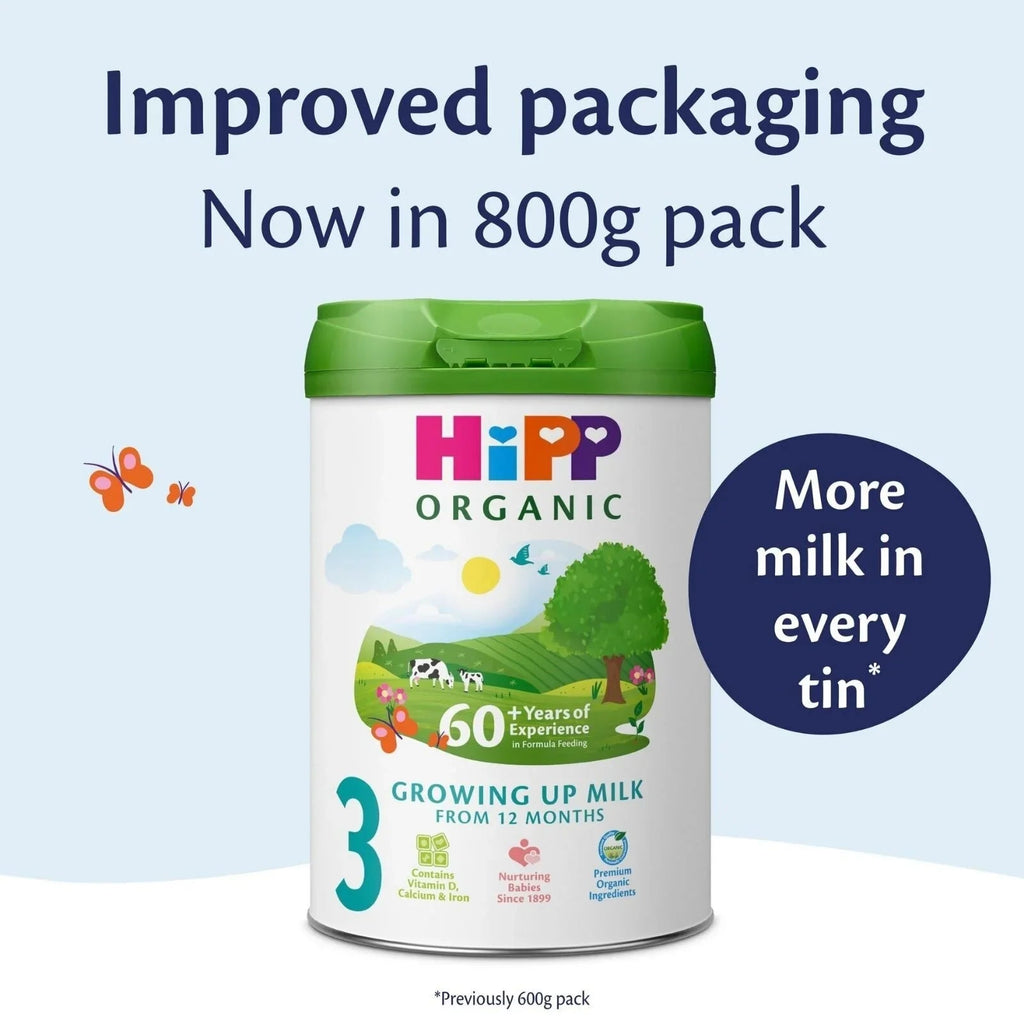 HiPP Organic 3 Growing up Baby Milk Formula - from 12+ months 800g - Baby&More