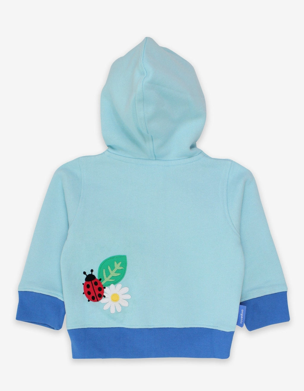 Toby Tiger Organic Applique Hoodie - English Garden