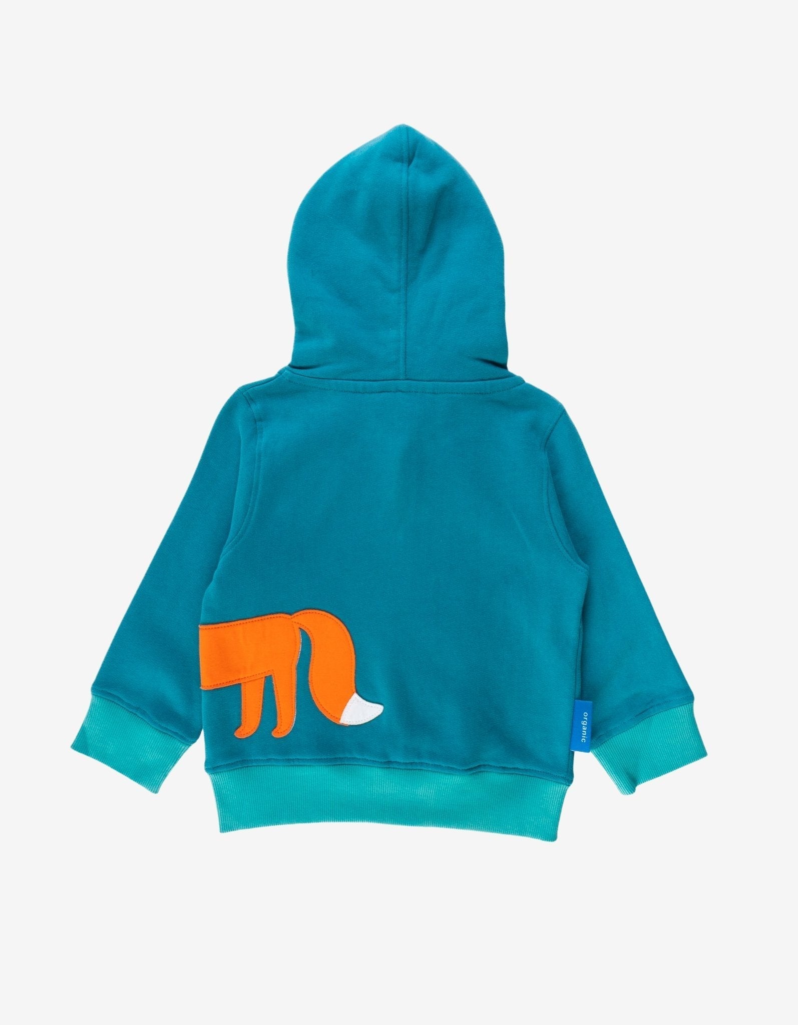 Toby Tiger Organic Applique Hoodie - Fox