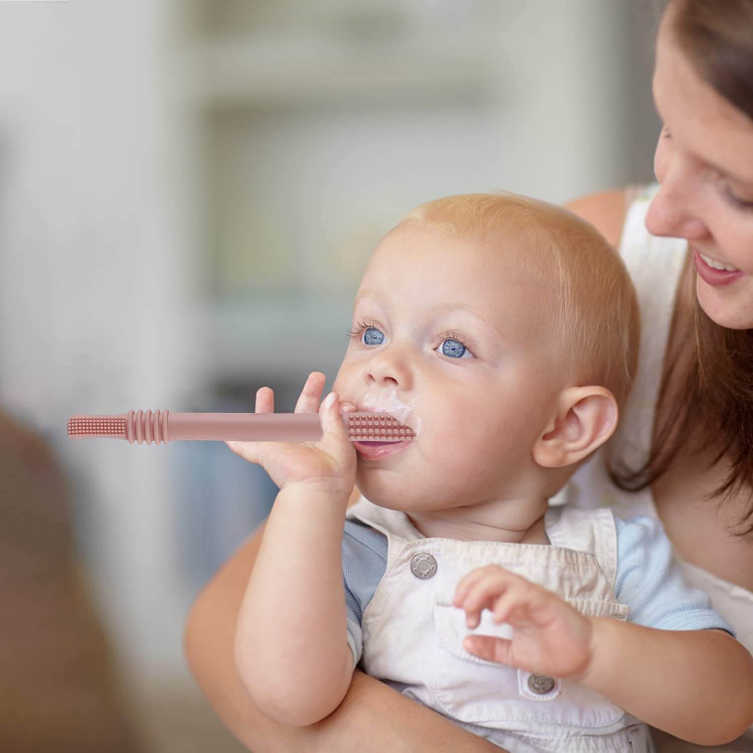 Hollow Teether Tube Chew Straw Sensory Toy - Baby&More