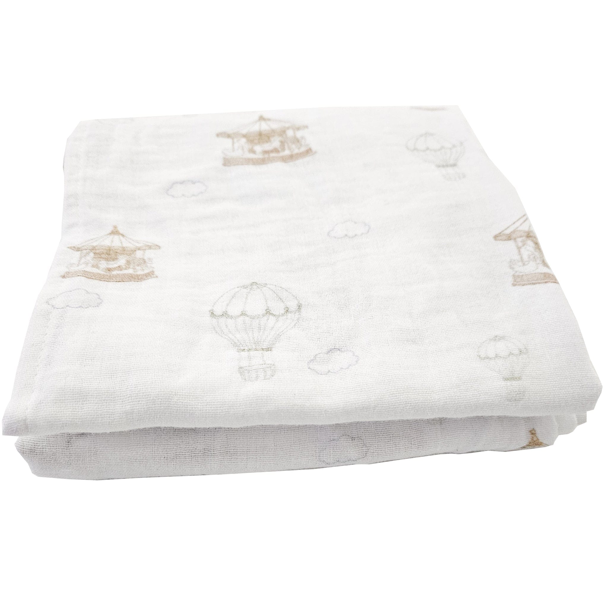 Hot Air Balloon Carousel Feeding Blanket - Set of 2 - Baby&More