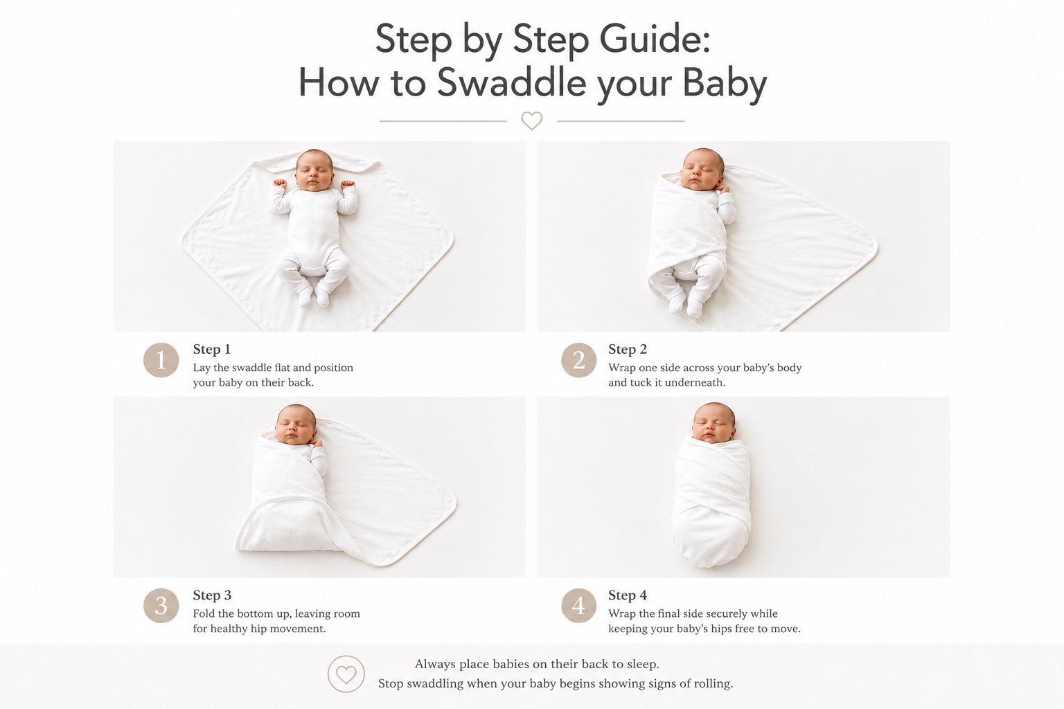 PrimaCotton - Organic Swaddle Baby Blanket