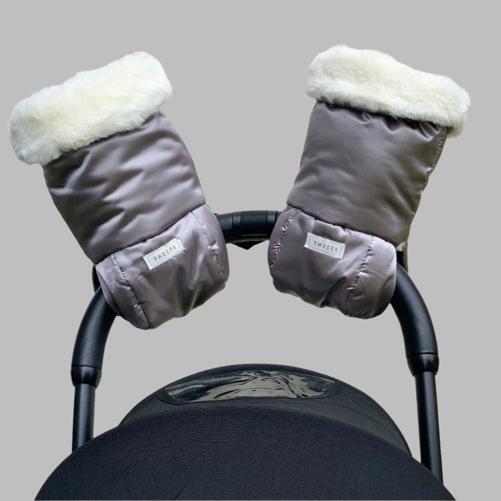 hUDOMA - Pram Gloves - Soho Silver - Baby&More