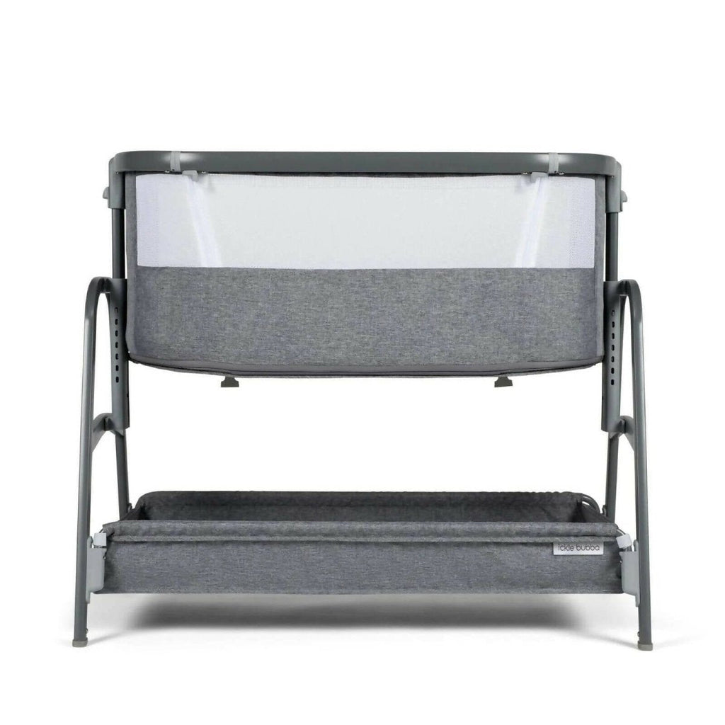 Ickle Bubba Bubba&Me Bedside Crib - Space Grey - Baby&More