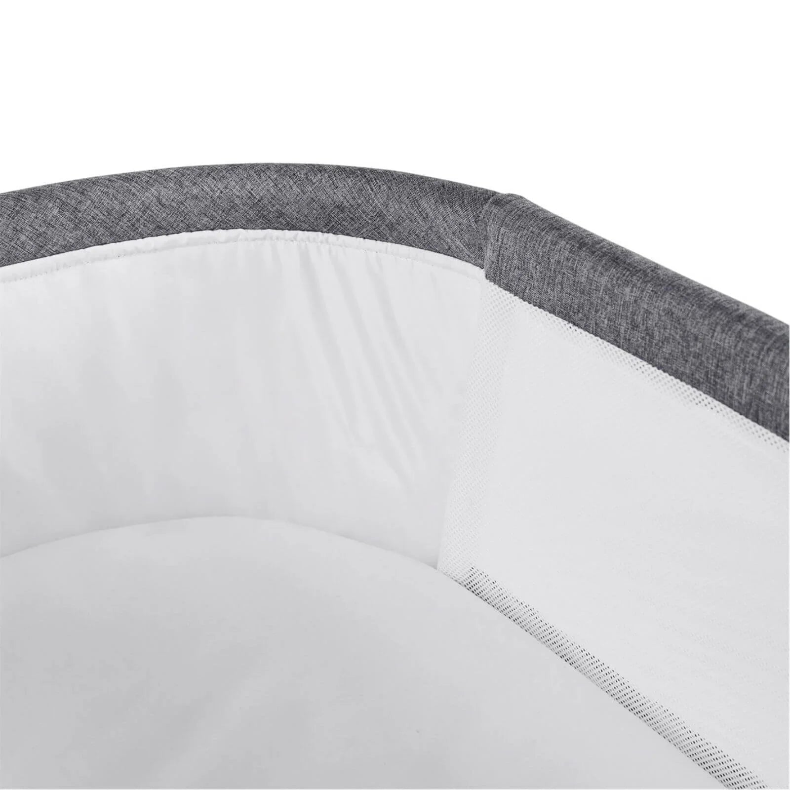 Ickle Bubba Drift Gliding Crib - Ash Grey - Baby&More