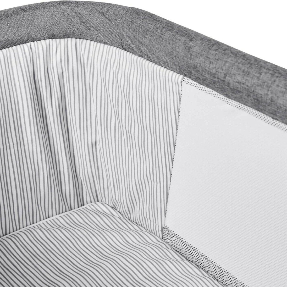 Ickle Bubba Mini Rocker Folding Crib - Space Grey - Baby&More