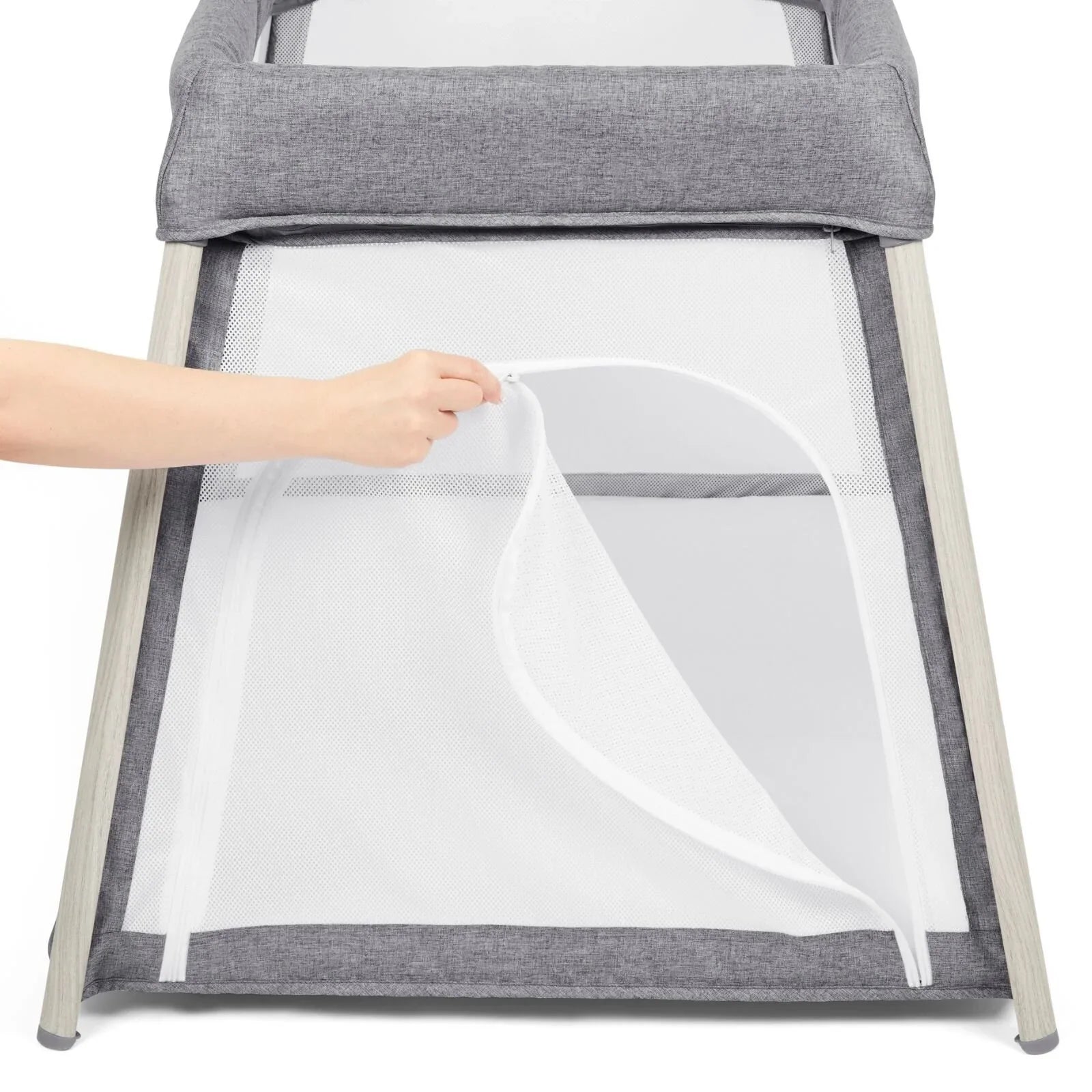 Ickle Bubba Scout 2 - in - 1 Travel Cot & Playpen - Ash Grey - Baby&More
