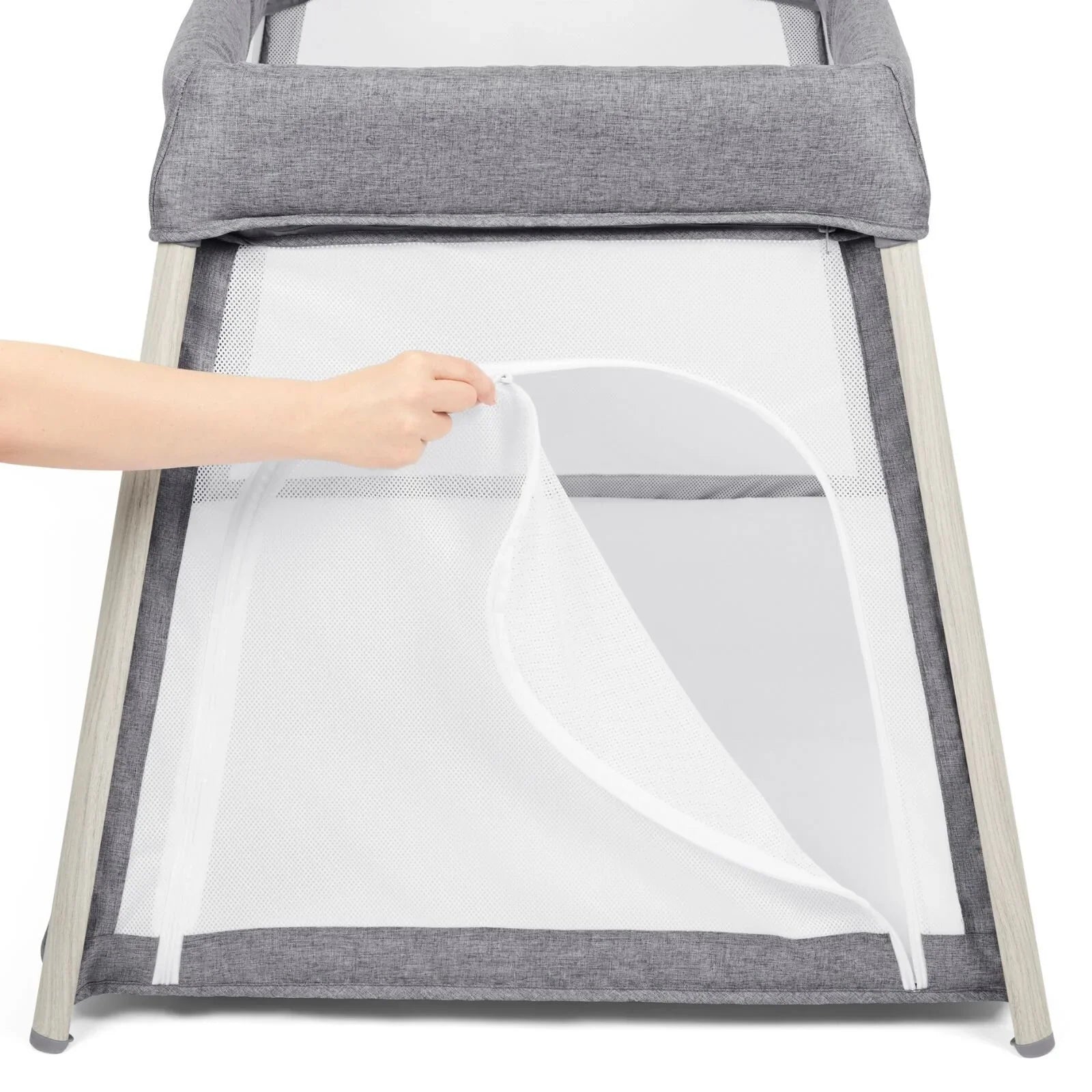 Ickle Bubba Scout 3 - in - 1 Travel Cot & Playpen - Ash Grey - Baby&More