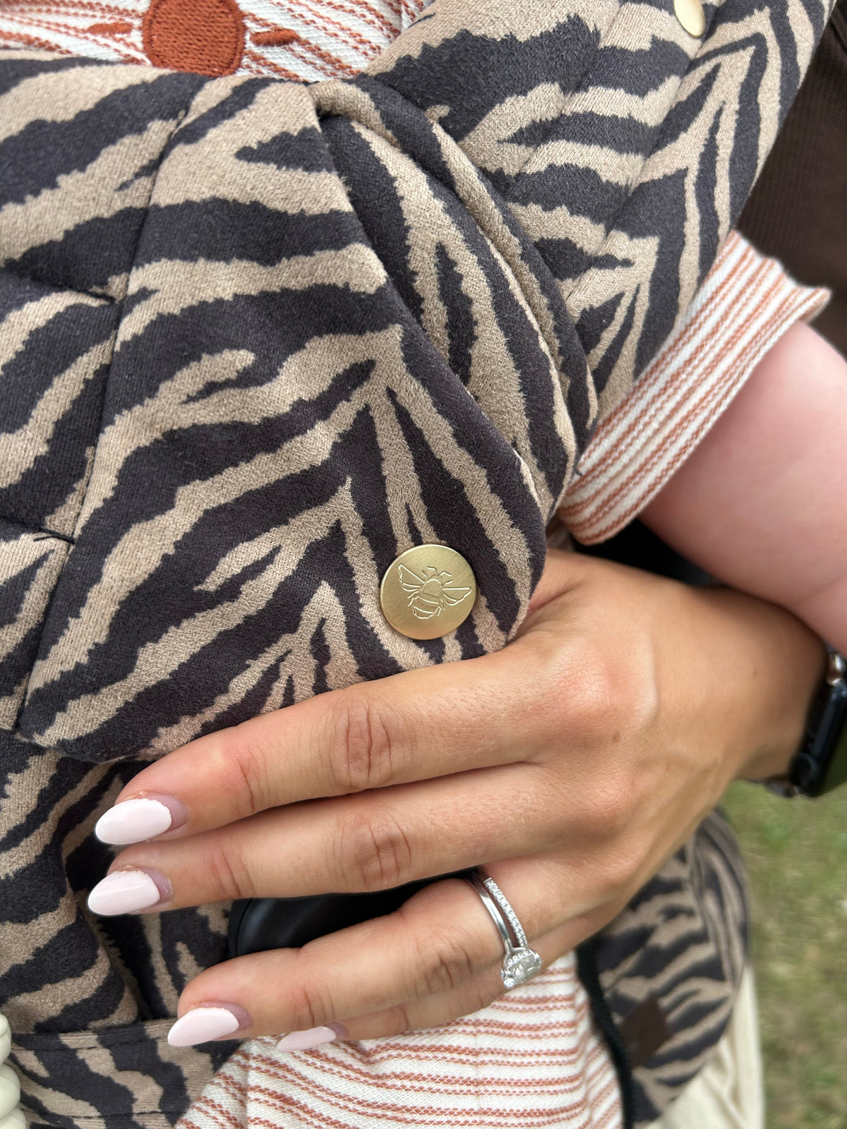 Bizzi Growin Nomad Air Animal Print Baby Carrier - Zebrano