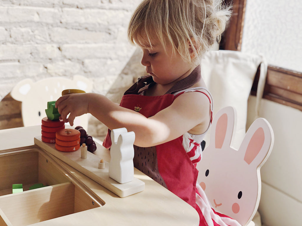 Counting Carrots Wooden Stacking Game