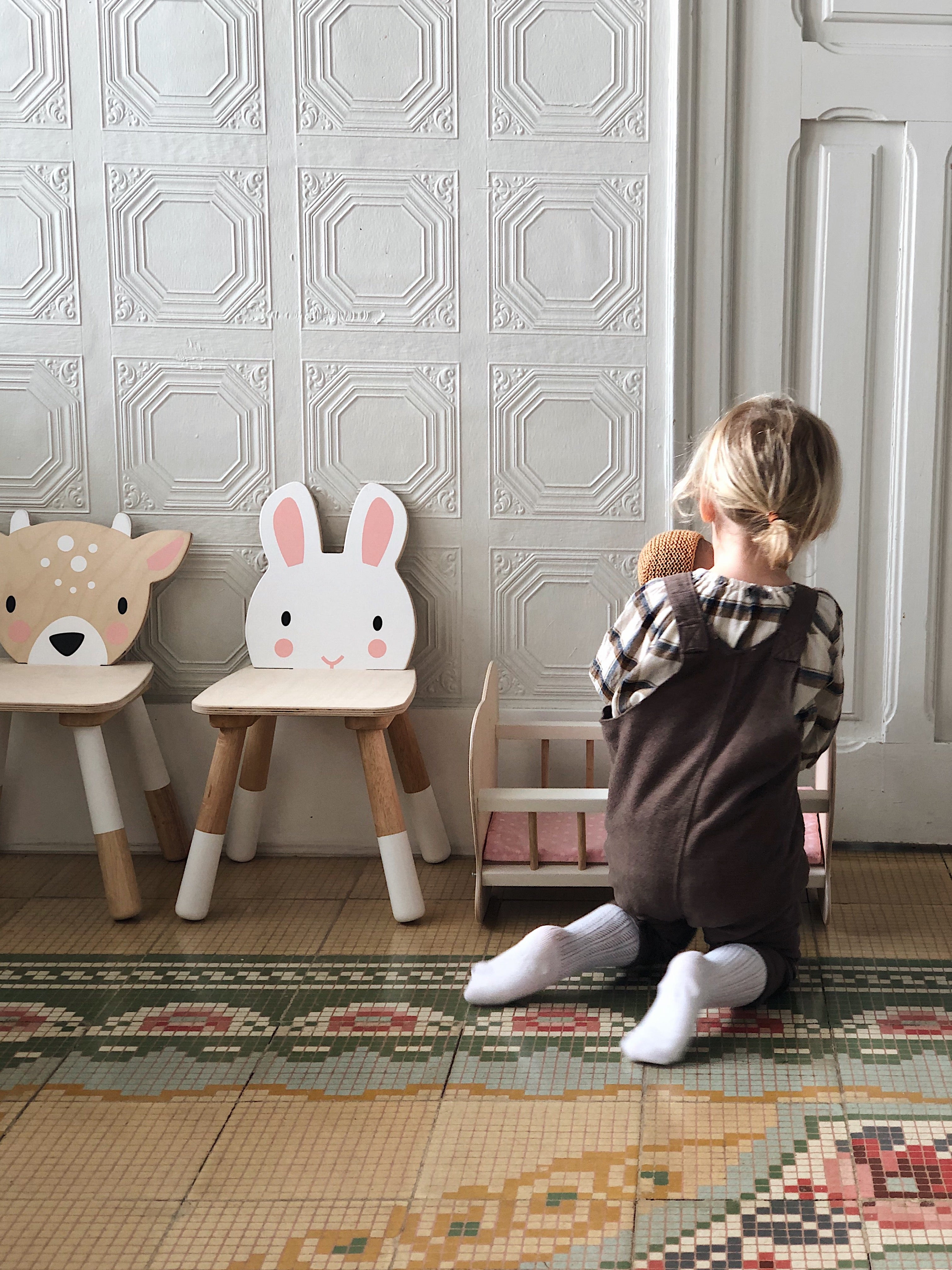 Tender Leaf Toys Wooden Forest Chair - Deer