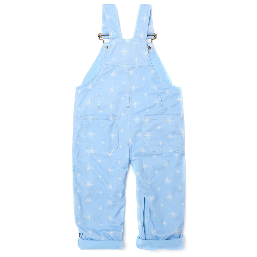Dotty Dungarees - Ice Blue Snowflake
