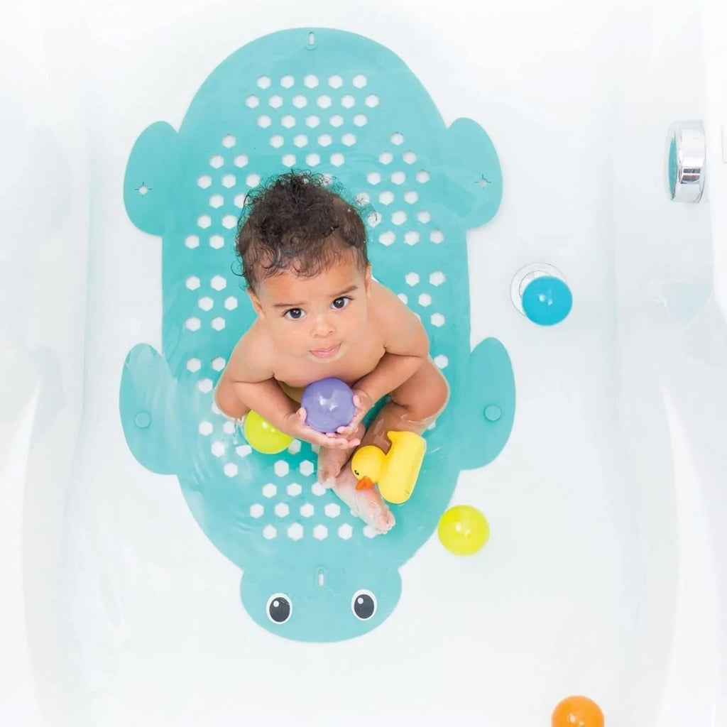 Infantino 2 - in - 1 Bath Mat & Storage Basket Turtle - Baby&More