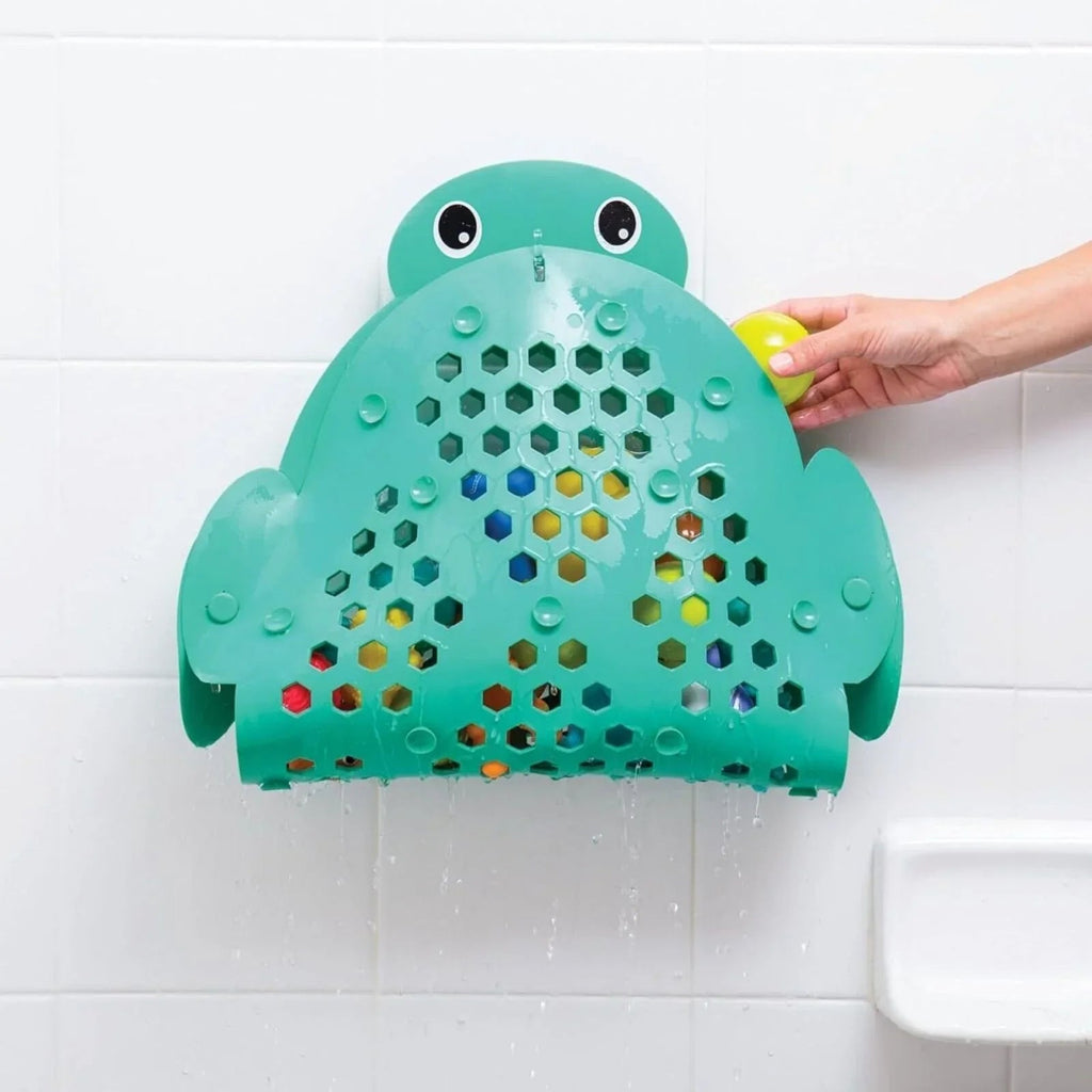 Infantino 2 - in - 1 Bath Mat & Storage Basket Turtle - Baby&More