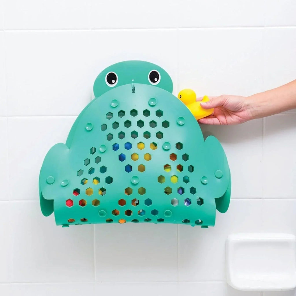 Infantino 2 - in - 1 Bath Mat & Storage Basket Turtle - Baby&More