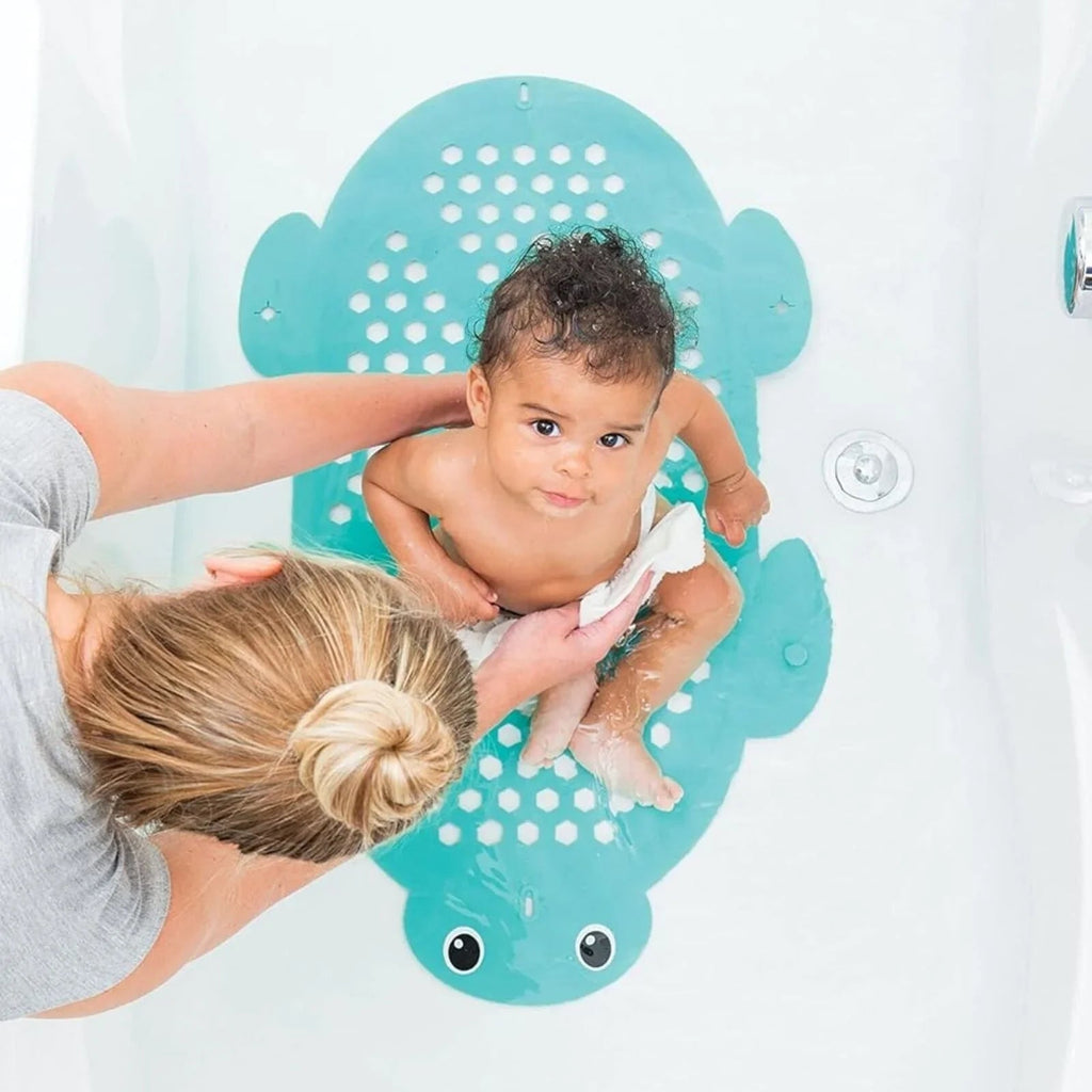 Infantino 2 - in - 1 Bath Mat & Storage Basket Turtle - Baby&More