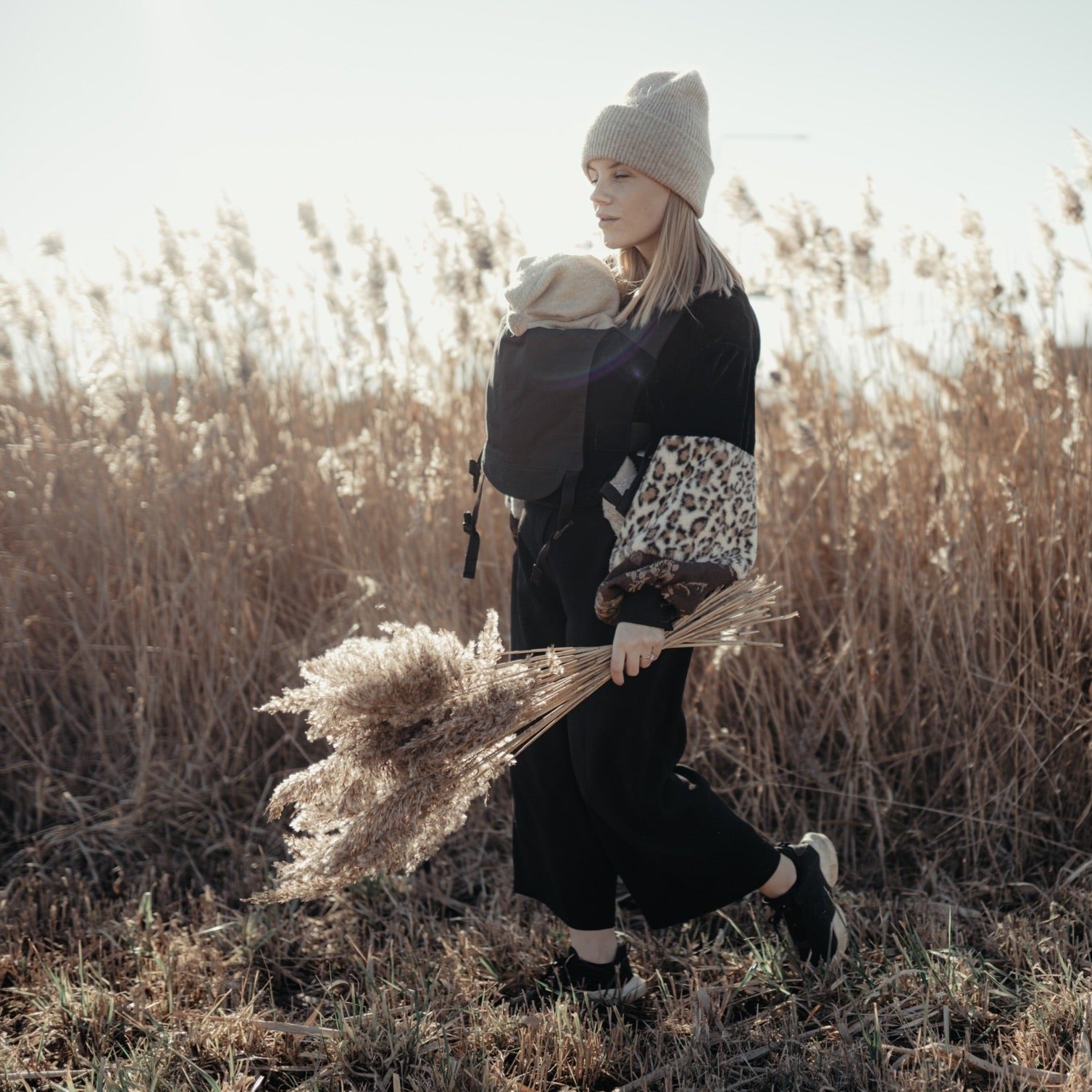 Integra Baby Carrier Size 1 (Birth/7.5lbs to 2 years) - Black Velvet - Baby&More