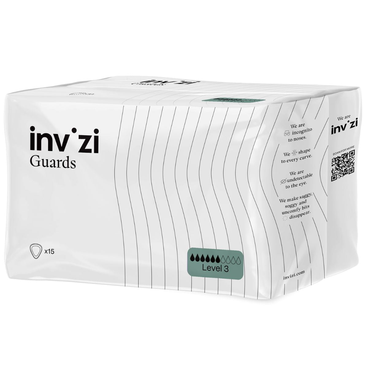 Invizi Male Guards Incontinence Pads - Level 3 - Baby&More