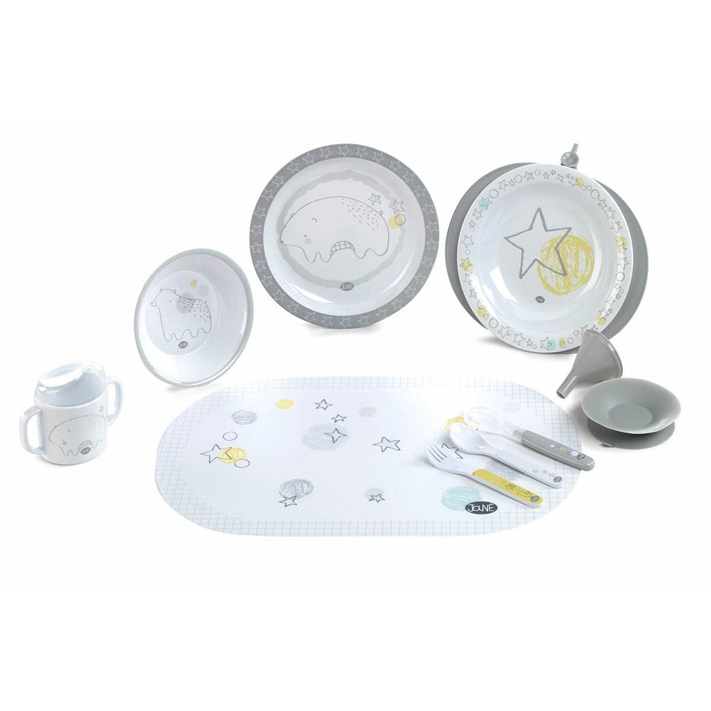 Jane 10 - piece Toddler Crockery Set with Thermal Dish - Baby&More