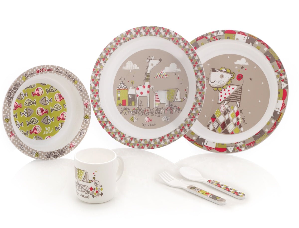 Jane Baby's 6 Piece Microwave Tableware Set - Baby&More