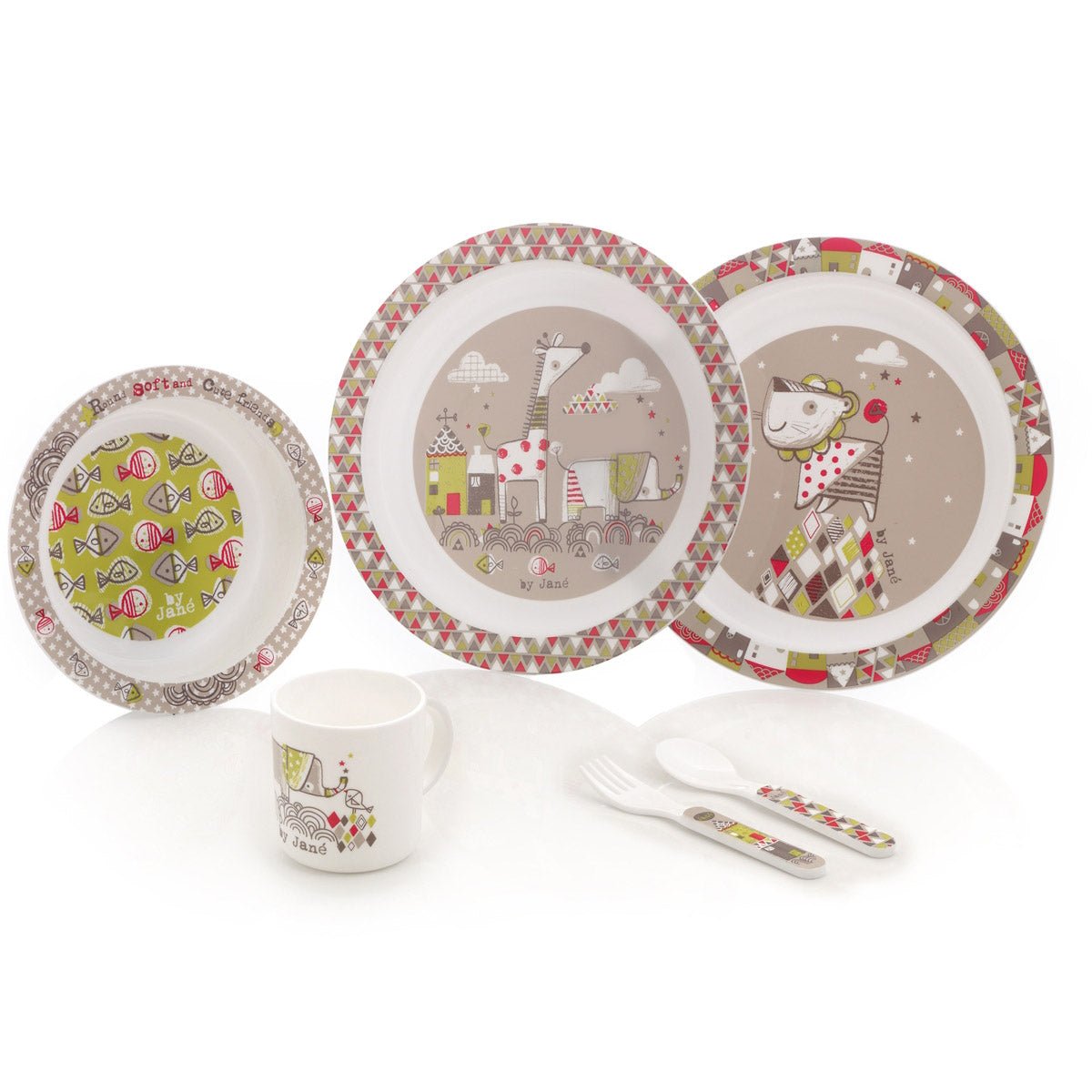 Jane Baby's 6 Piece Microwave Tableware Set - Baby&More