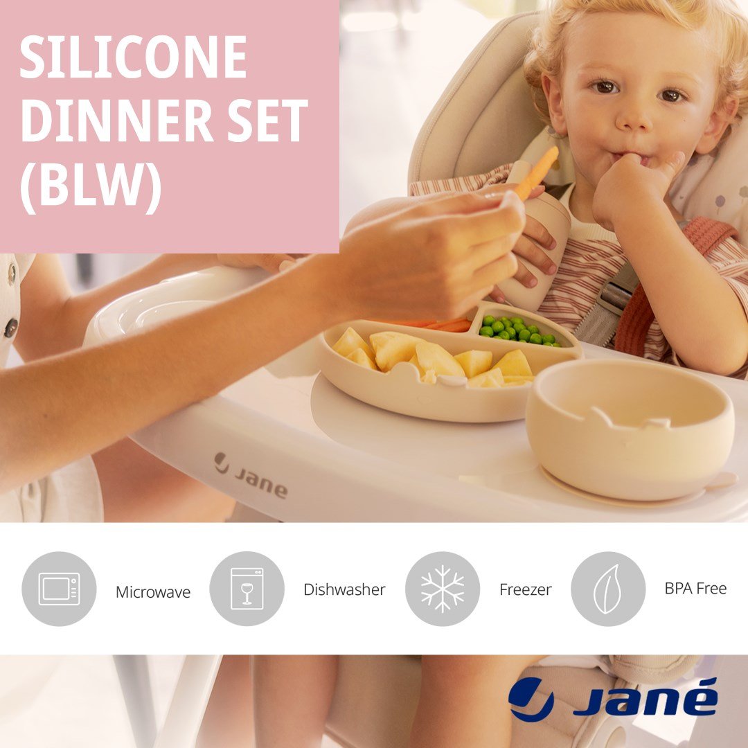 Jane BLW Silicone Plate with Compartments - Baby&More